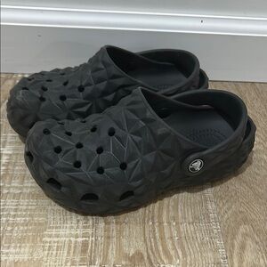 Kids Black Crocs Clogs